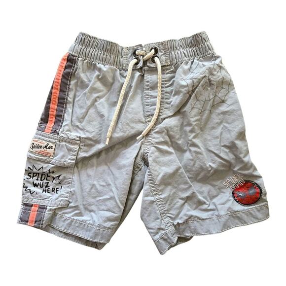 Vintage Spiderman Junkfood babyGap Swimtrunks SZ 3 Y2K Swim Shorts - Picture 1 of 13